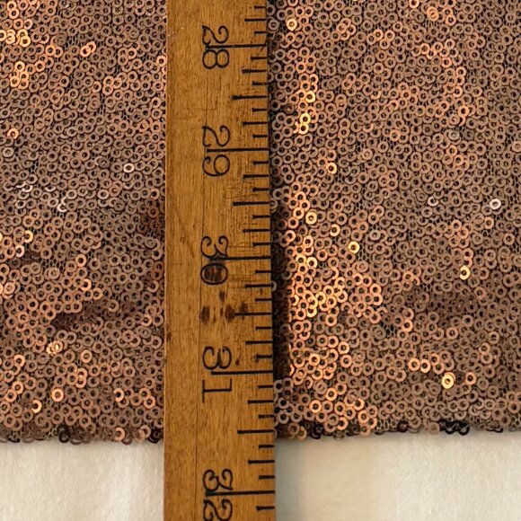 TOBI Bronze Sequined Mini Dress, Medium - Picture 9 of 11